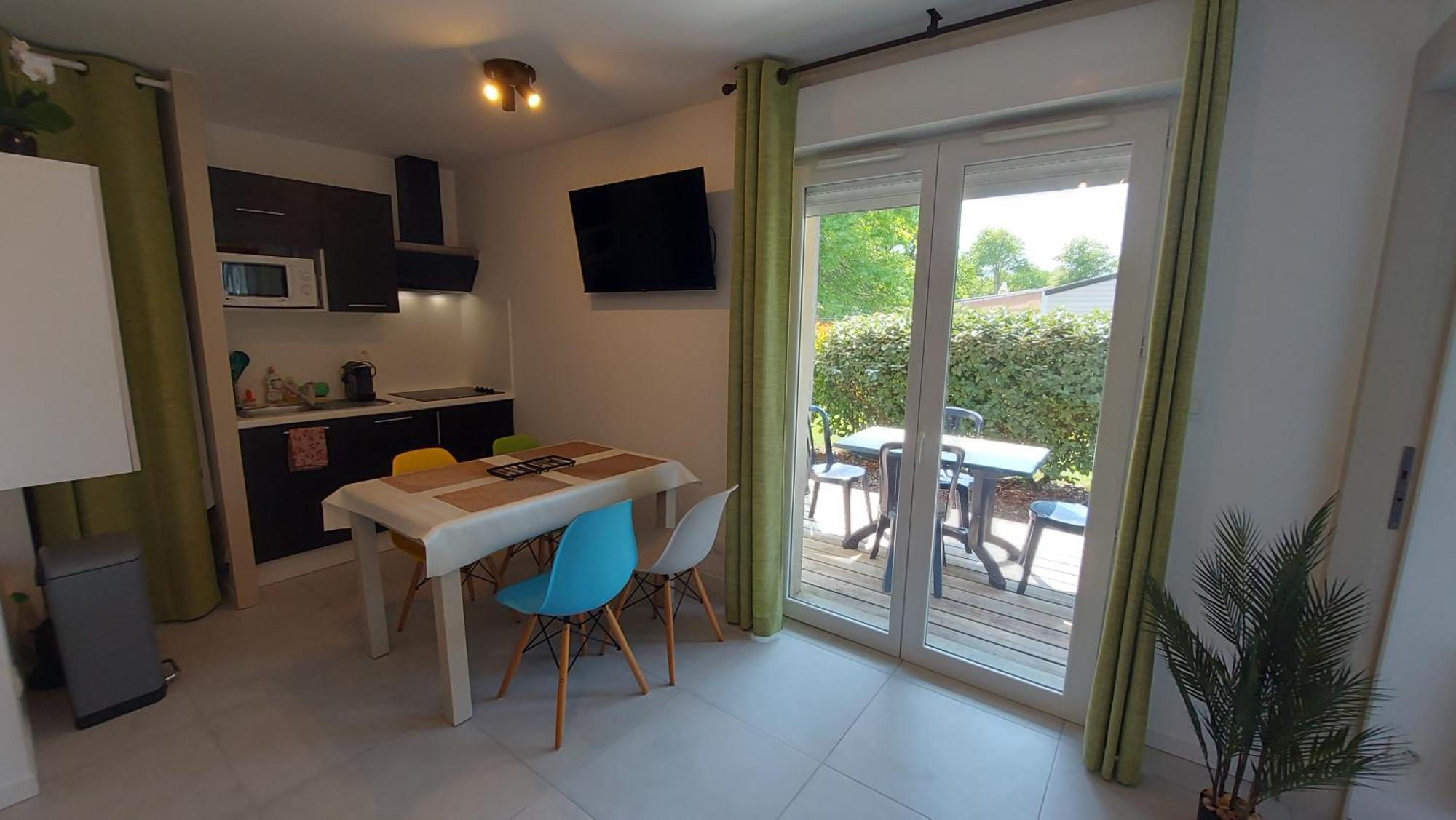 Appartement, 4 pers, jardin terrasse sans vis-à-vis, kit bébé possible, 50m du bord du lac d'Aureilhan, H36 Aureilhan (Landes) Exterior foto